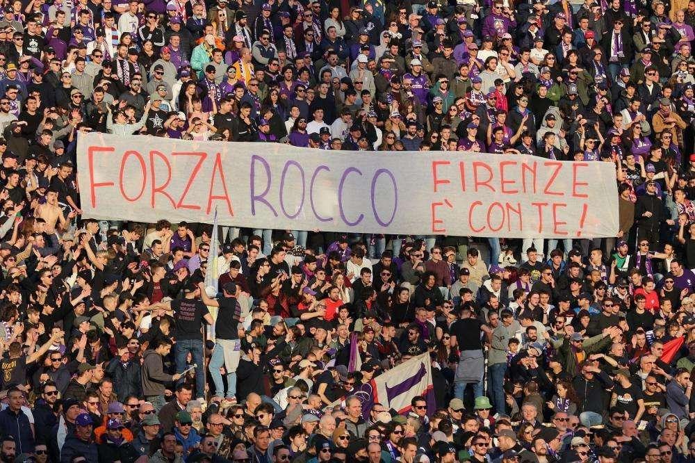 FOTO FV, Curva a Rocco: "Forza, Firenze è con te"
