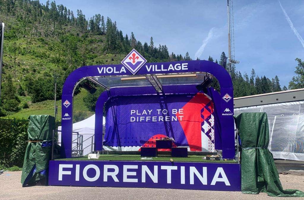 FOTO FV, Tutto pronto a Moena: il Viola Village...