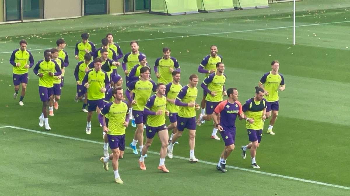Dal Viola Park, rifinitura in corso: Gosens c'è. Confermate le assenze di Kean e Fortini
