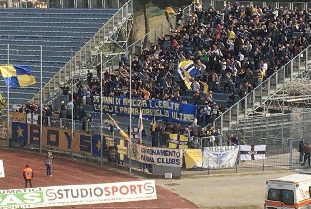 EMP-PAR, Partono i cori: "Chi non salta è fiorentino"