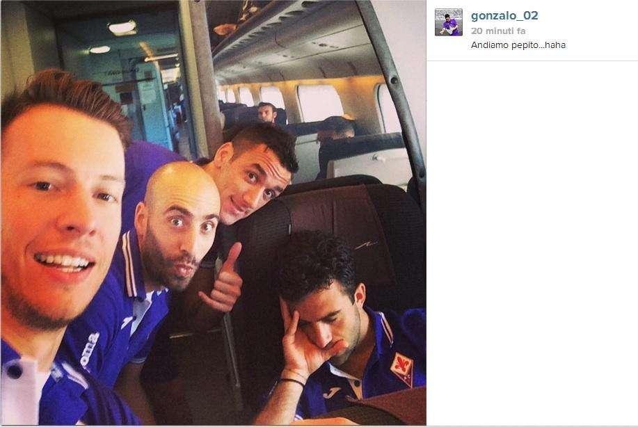 MOENA, Gonzalo, Borja e Neto scherzano con Pepito