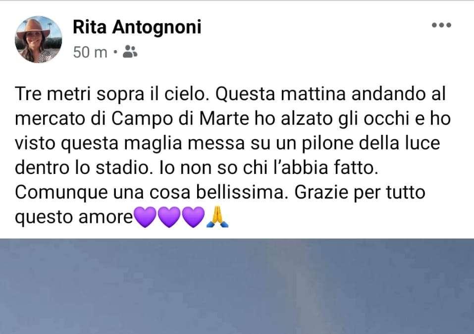 FOTO, Lady Antognoni e la 10: "3 metri sopra il cielo"