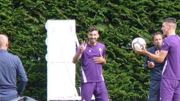 FOTO FV, I nuovi arrivati e Ceccherini già in campo