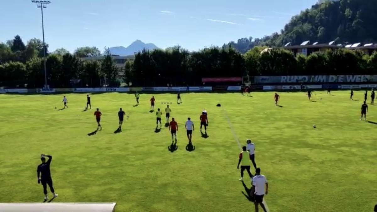 VIDEO FV, ACF in campo per il riscaldamento