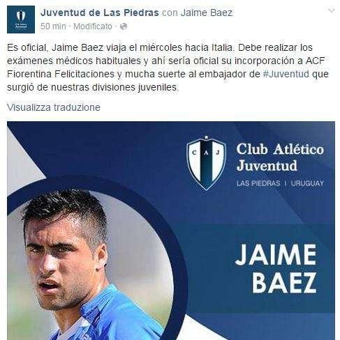 UFFICIALE, Baez è un giocatore della Fiorentina