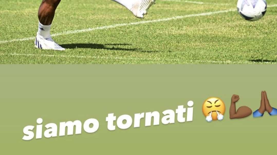 IGOR, Torna a esultare sul campo: "Siamo tornati!"