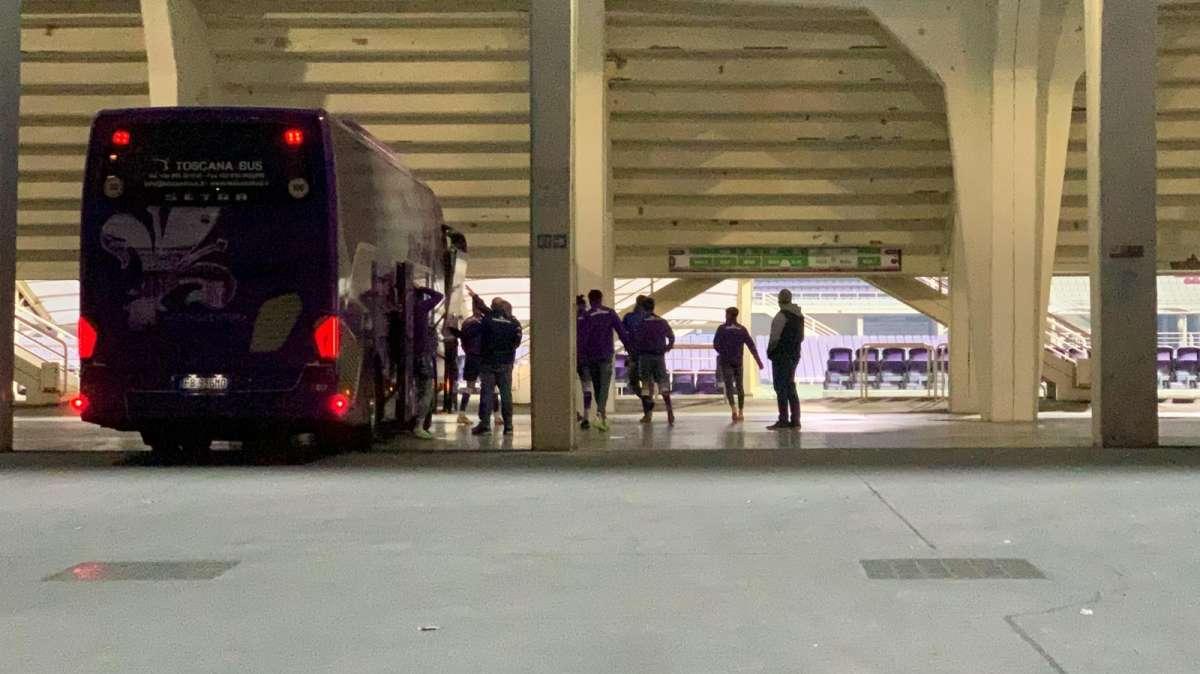 VIDEO FV, Rifinitura viola allo stadio Franchi