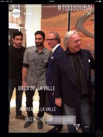 FOTO, I DV a Dubai per la nuova collezione Tod's