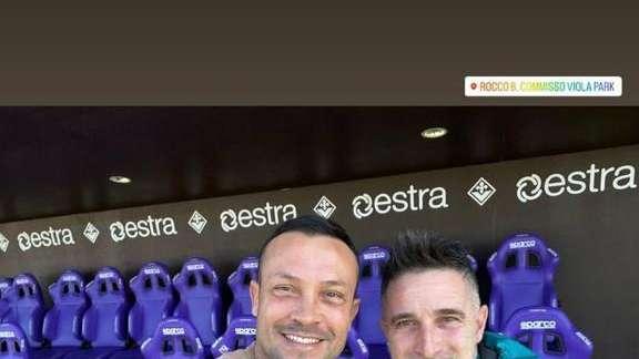 FOTO, Al Viola Park anche Inacio Pia, oggi agente