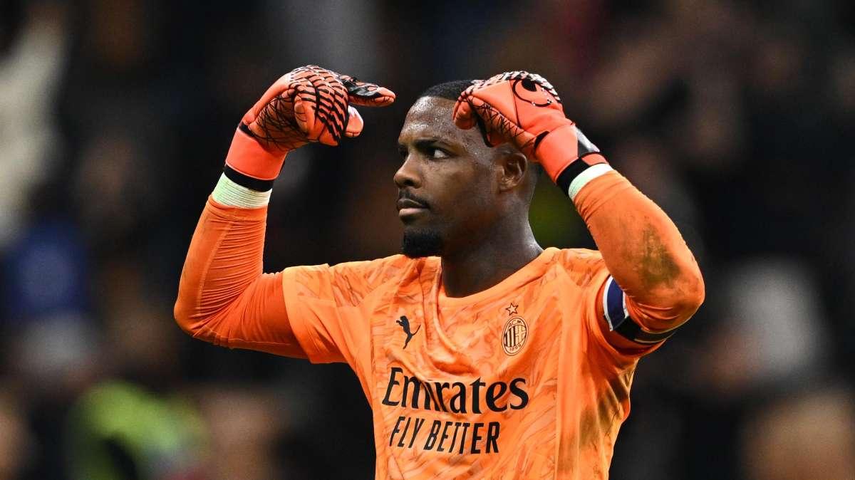 L'unica giocata tecnica in 40' di Milan-Fiorentina la fa... Maignan