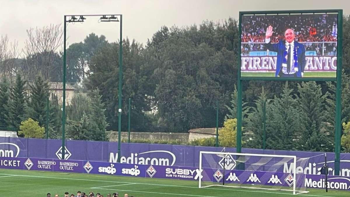 Fiorentina Primavera, "Grazie Rocco": lo striscione nel ricordo di Commisso