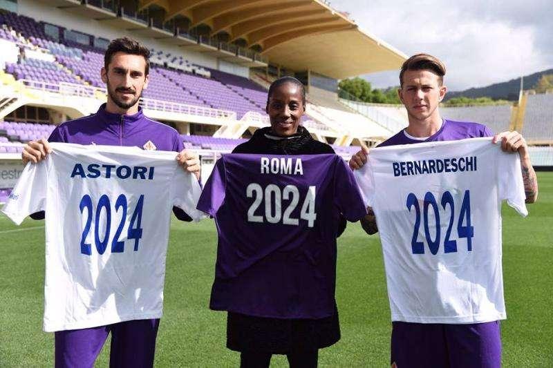 ACF, Berna e Astori con Fiona May per Roma 2024
