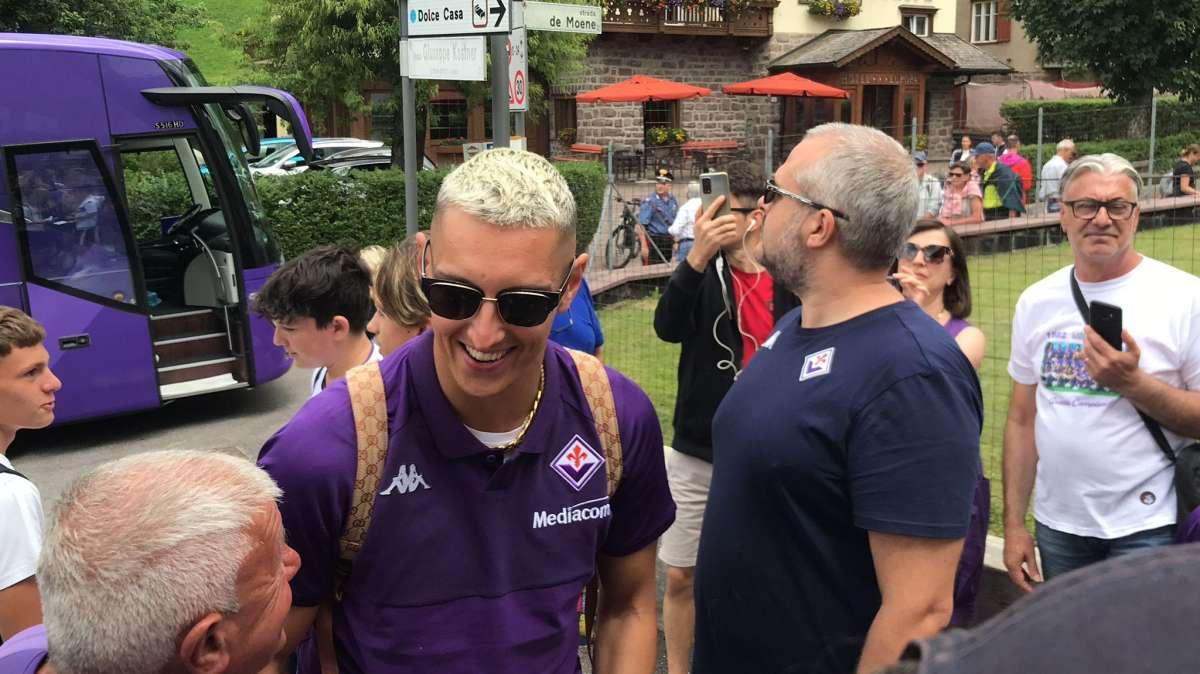 VIDEO FV, Bagno d'affetto a Moena per Gollini