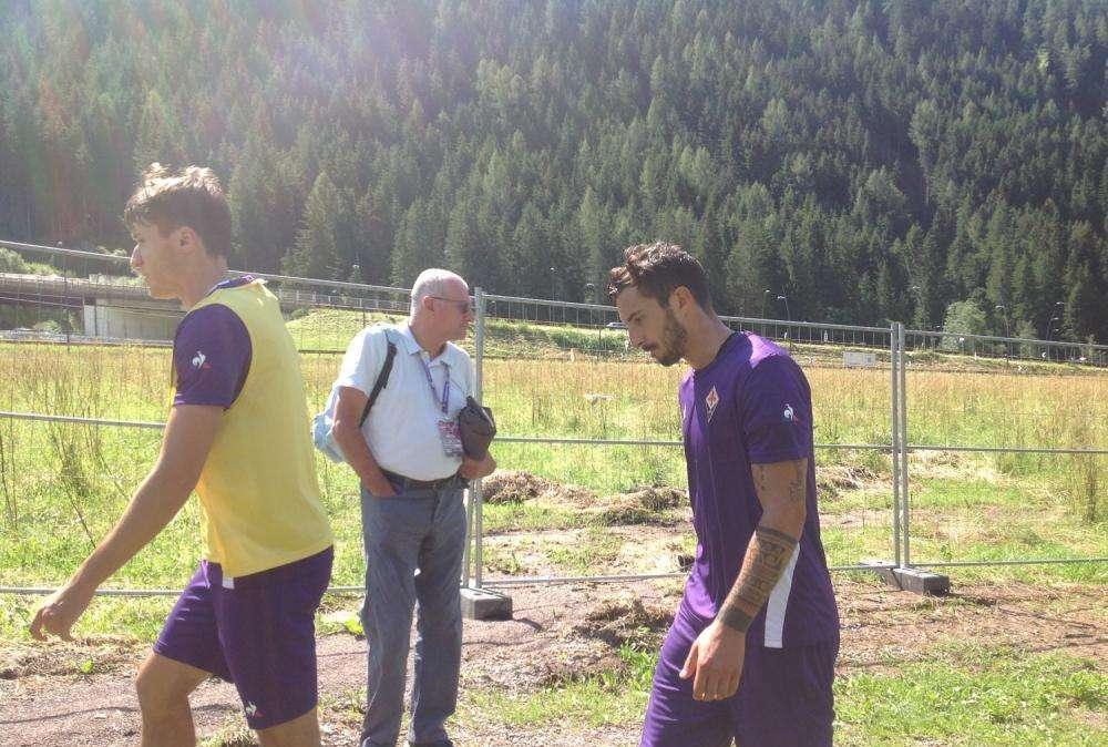 FOTO FV, Ceccherini in tenuta da allenamento