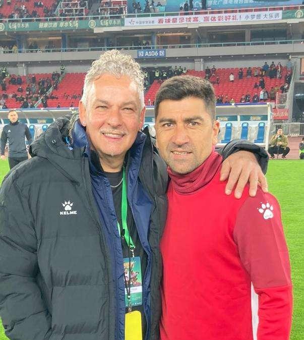 FOTO, Il Pek e Baggio insieme in Cina per l'All Star Game