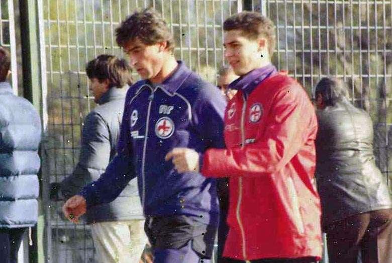 STORIA VIOLA, La festa per la promozione (foto)