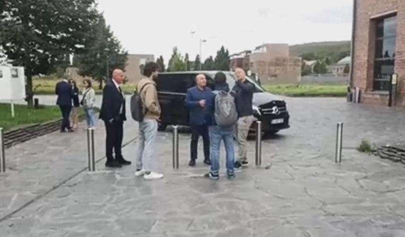 FOTO FV, Commisso visita il parco delle vecchie miniere