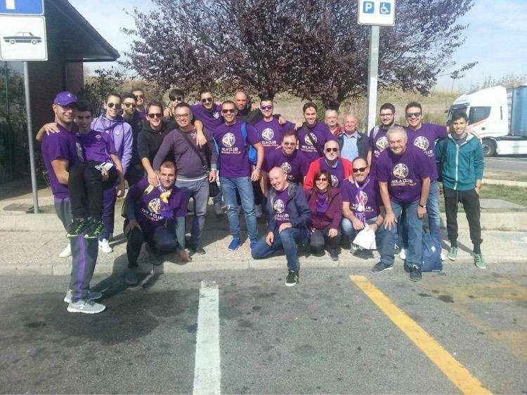 FOTO FV, VC Puglia: "In 30 all'Arechi, forza Viola!"