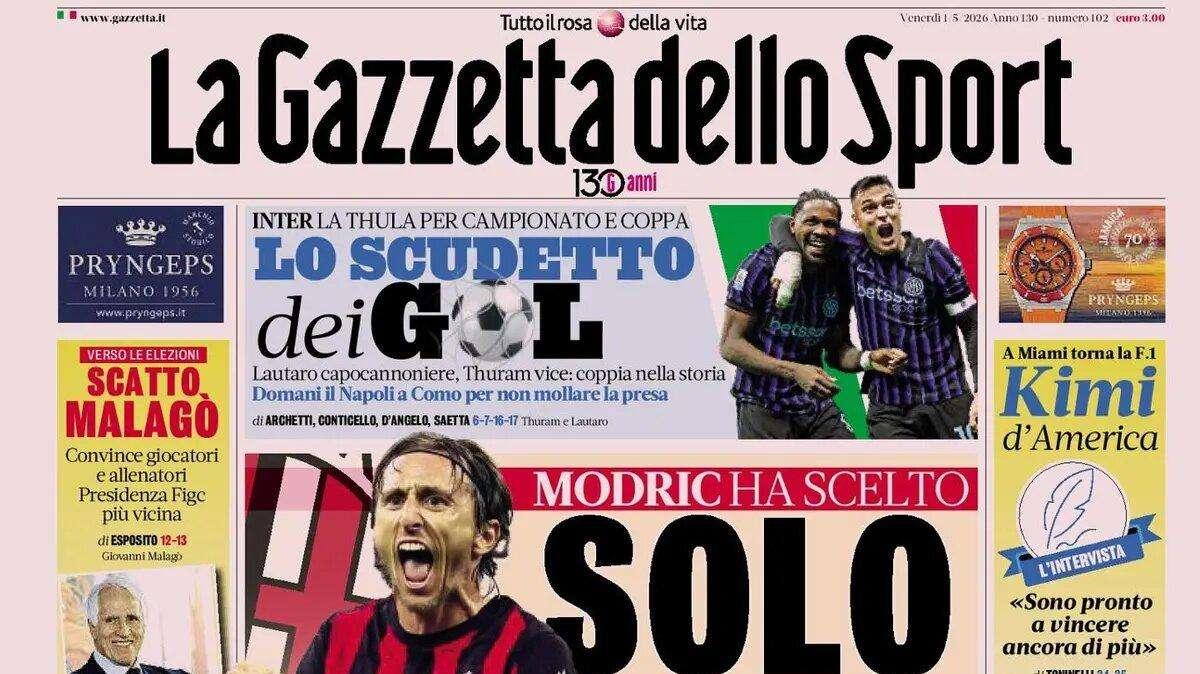 Rassegna stampa, ecco le prime pagine dei quotidiani sportivi 
