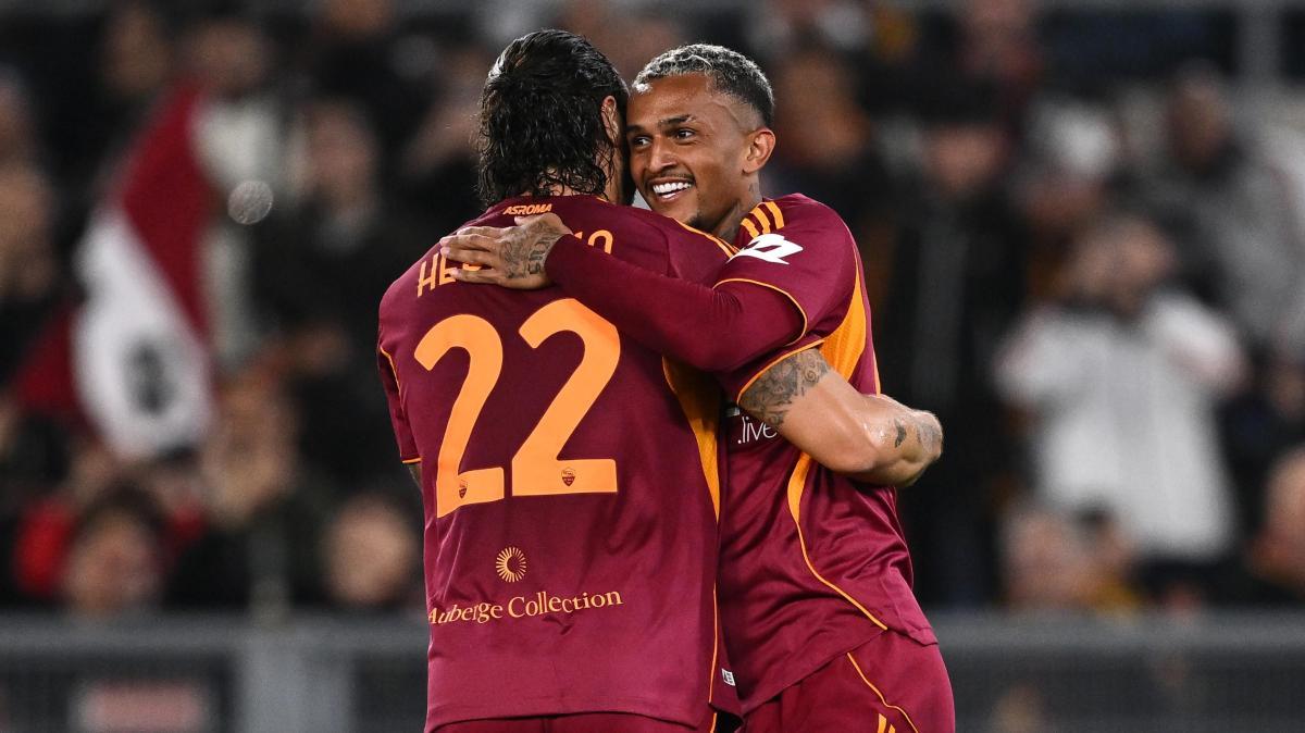Roma-Fiorentina 3-0 a fine primo tempo: viola spazzati via in 30'