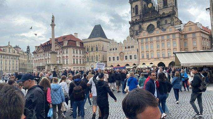 RFV, Già tanti tifosi del West Ham a Praga: il video