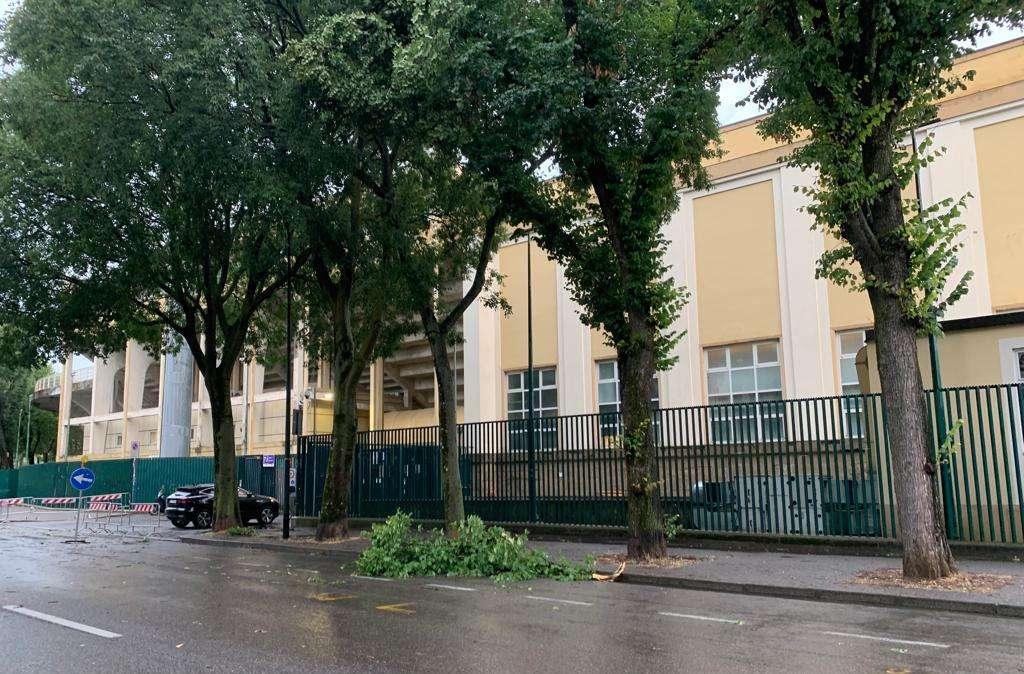 VIALE FANTI, Situazione delicata causa maltempo