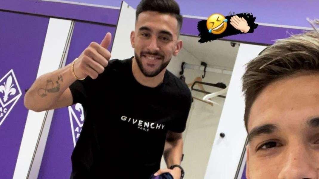 FOTO, M.Quarta dà già il benvenuto a Gonzalez