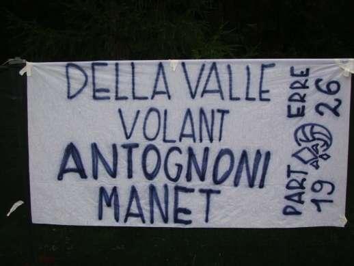CORTINA, Striscione per Antognoni