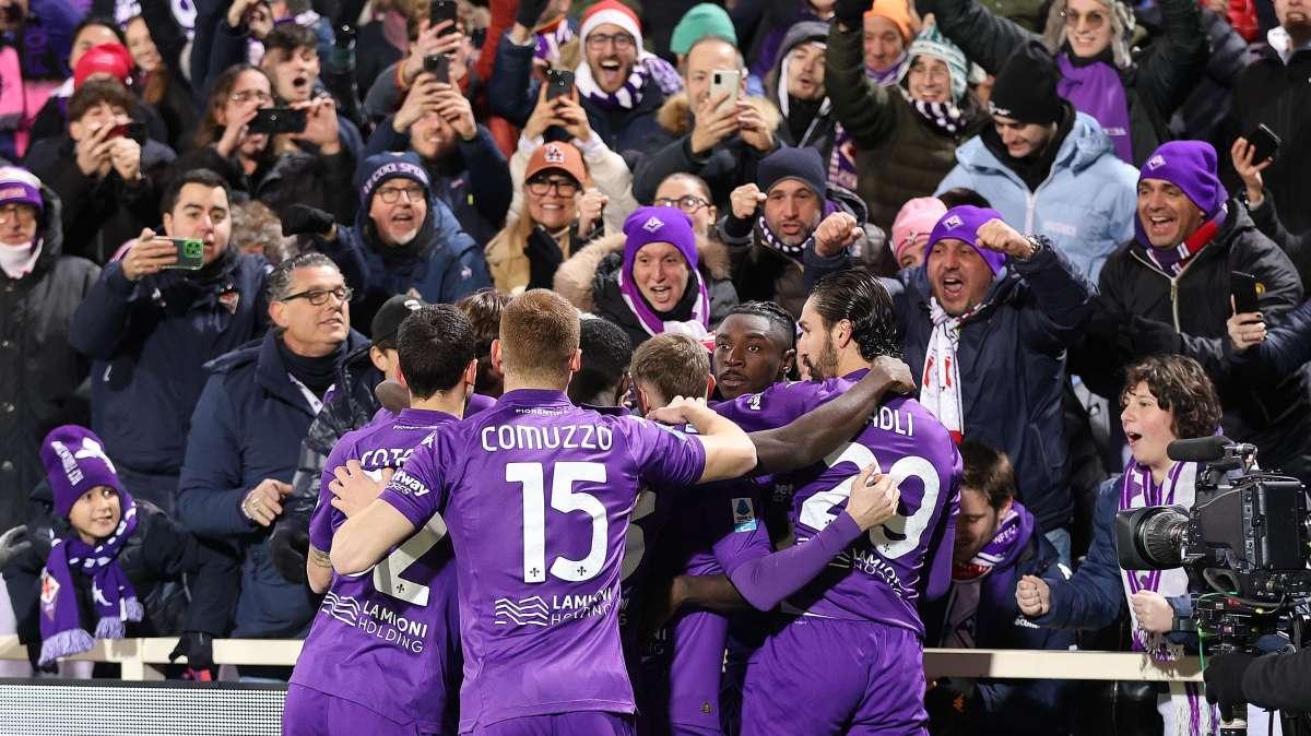 VIOLA, CHE TREND CON LE GRANDI. MEGLIO DI JUVE E LAZIO