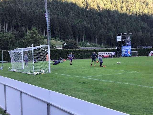 FOTO FV, Lafont vola nel 1° allenamento a Moena