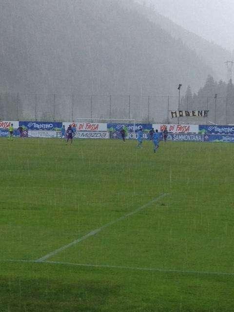 MOENA, Secondo tempo sotto il diluvio