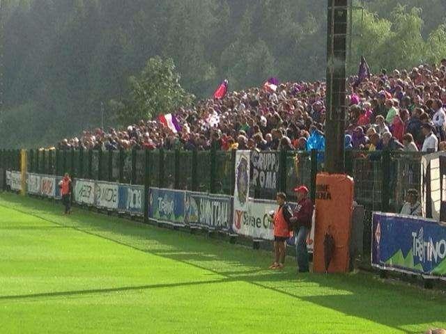 FIORE-APOLLON, Cori incessanti dei tifosi