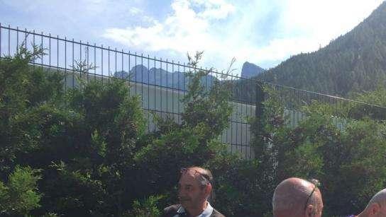 FOTO FV, Bagno di folla per mister Pioli a Moena