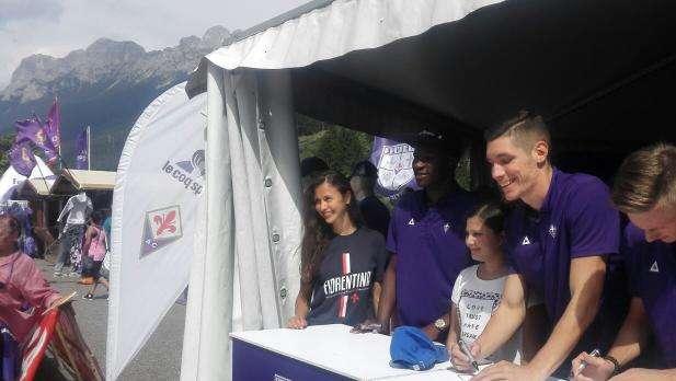 FOTO FV, Baba, Milenkovic e Graiciar al Village