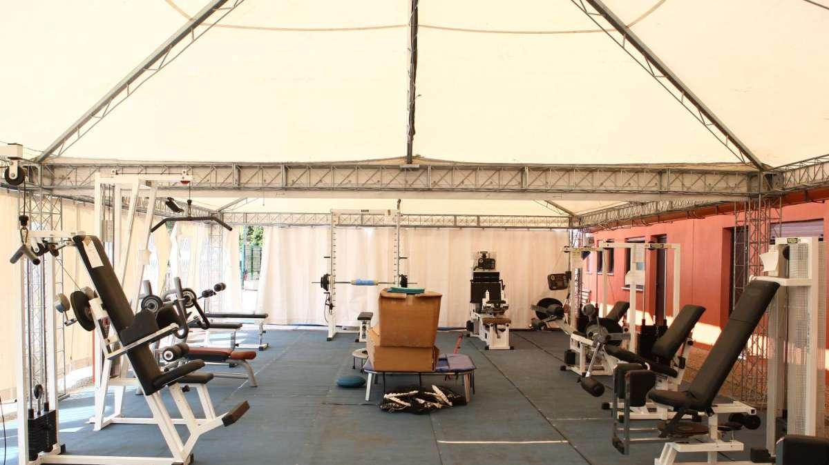 MOENA, Squadra in palestra prima del campo