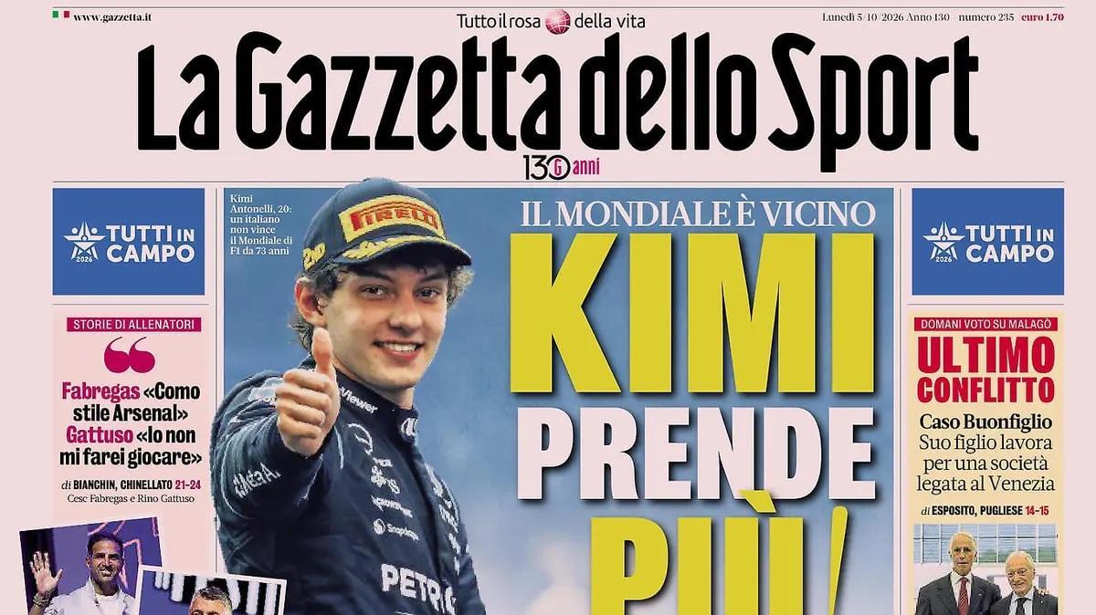 Rassegna stampa, le prime pagine dei quotidiani sportivi in edicola