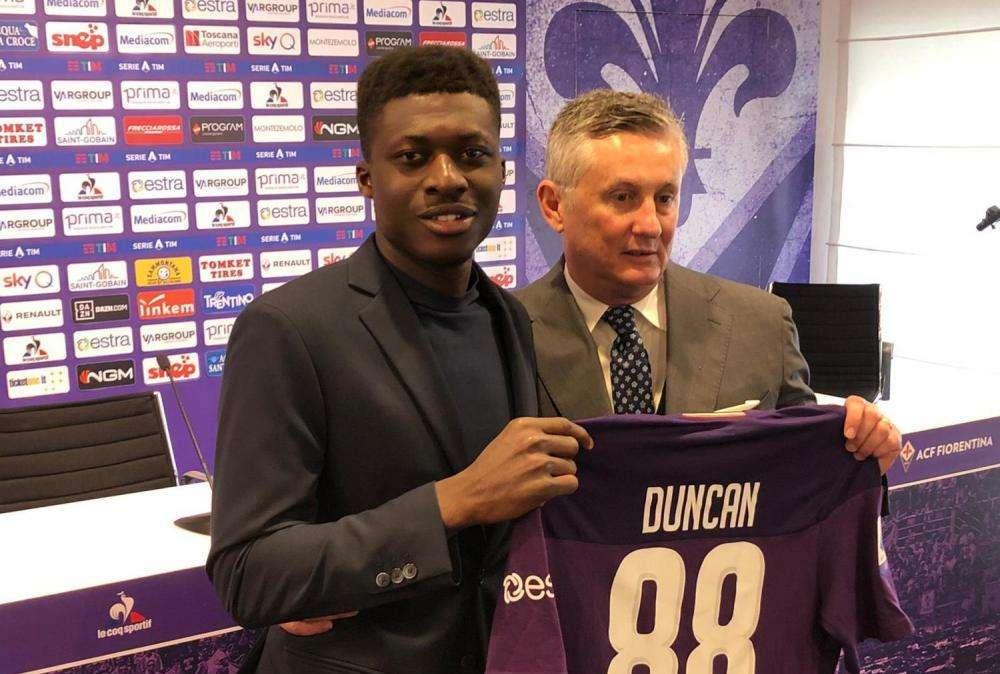 DUNCAN, VIVO A PESCIA E I VIOLA SONO SEMPRE STATI UN SOGNO. CONCORRENZA E RAZZISMO...