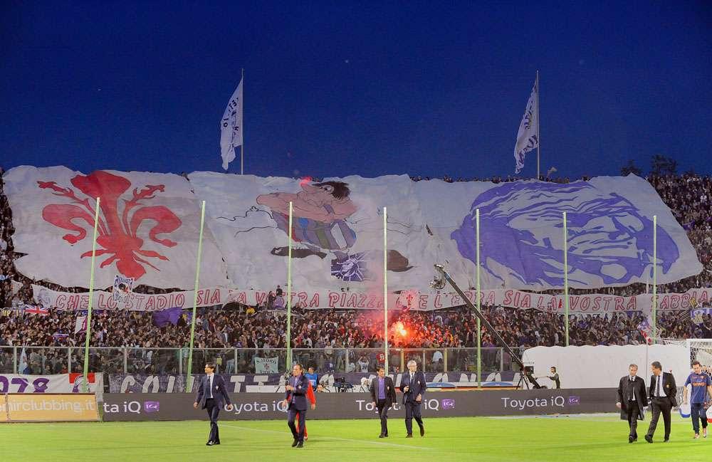 FIORENTINA-SAMP, Occhiali Viola per il Meyer