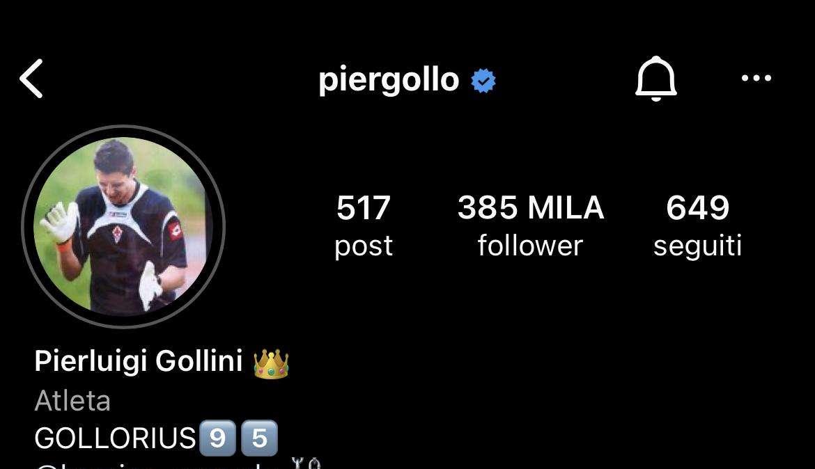 FOTO, E Gollini su Instagram torna un baby viola