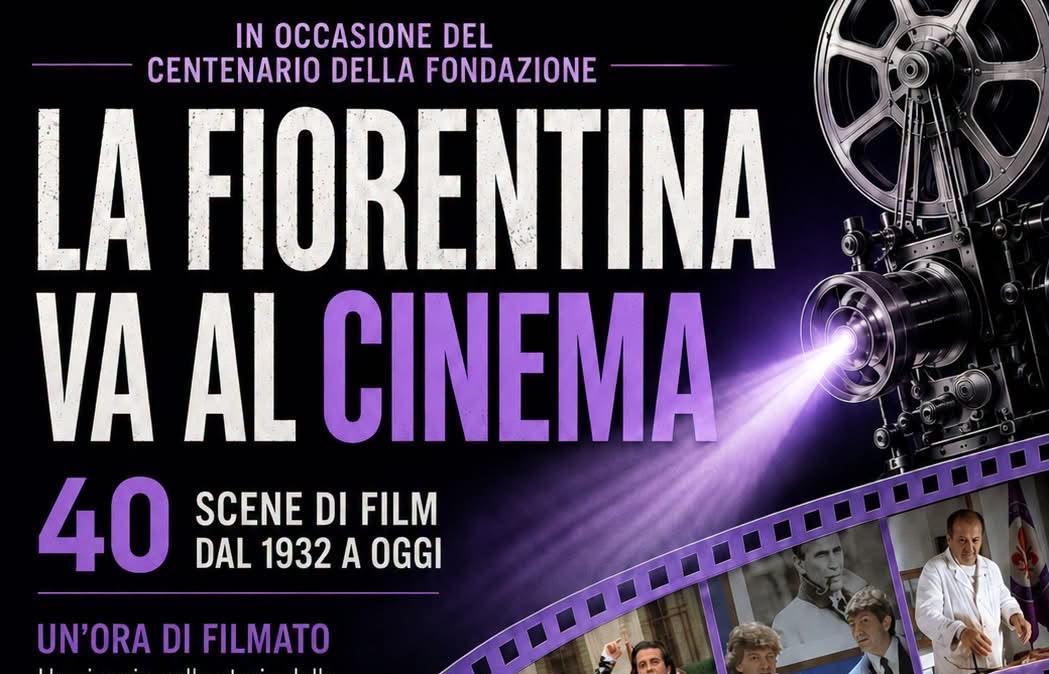 "La Fiorentina va al cinema: 40 scene di film dal 32 ad oggi", iniziativa del 10 settembre a Sesto Fiorentino