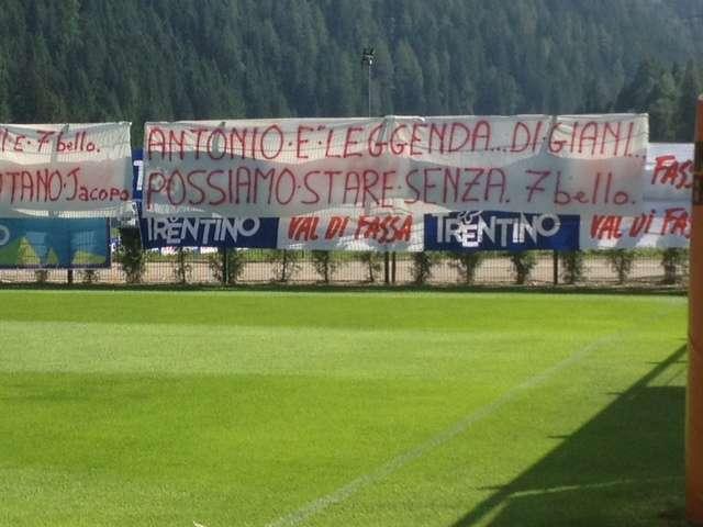 MOENA, Striscione polemico contro Giani