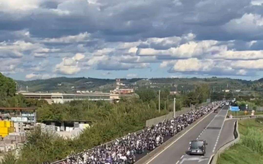VIDEO FV, L'impressionante arrivo della motorinata
