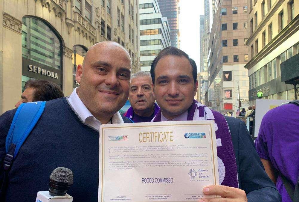 FOTO FV, A Commisso il Patrimonio Italiano Award