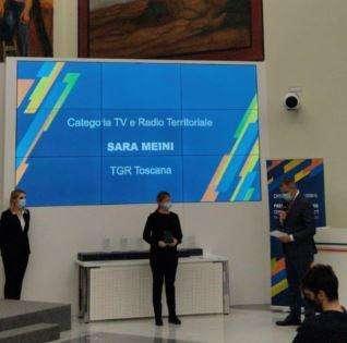 CONI, Sara Meini riceve a Roma il Premio Estra