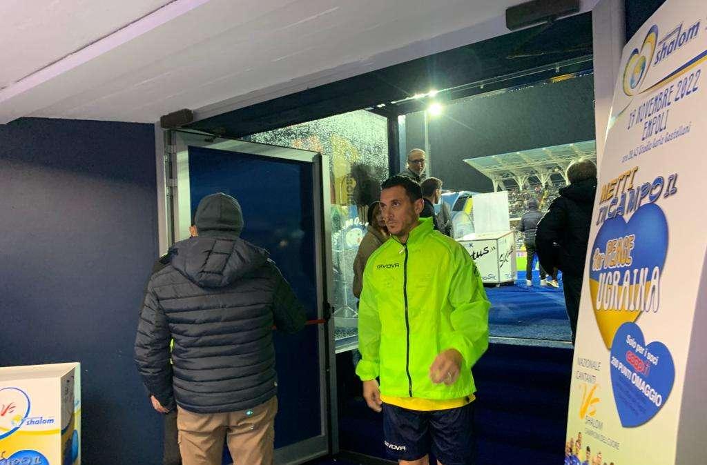 BURDISSO, Presente alla partita di beneficenza al Castellani