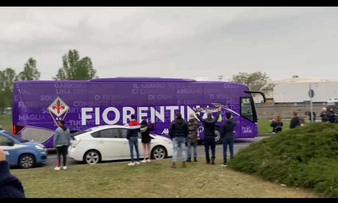 VIDEO FV, I viola arrivano allo Stadium tra i fischi