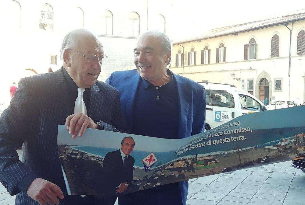 FOTO FV, Commisso e l'omaggio da Gioiosa Ionica
