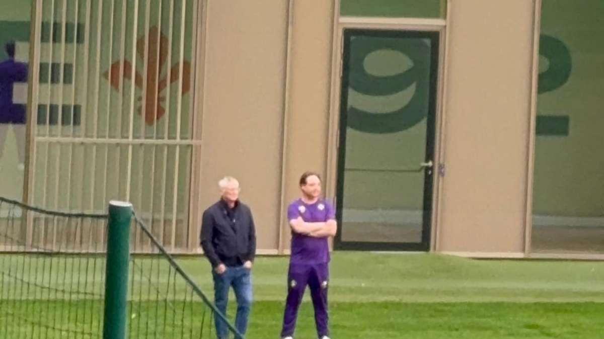 Allenamento pre Rapid Vienna, presente alla seduta anche Daniele Pradè
