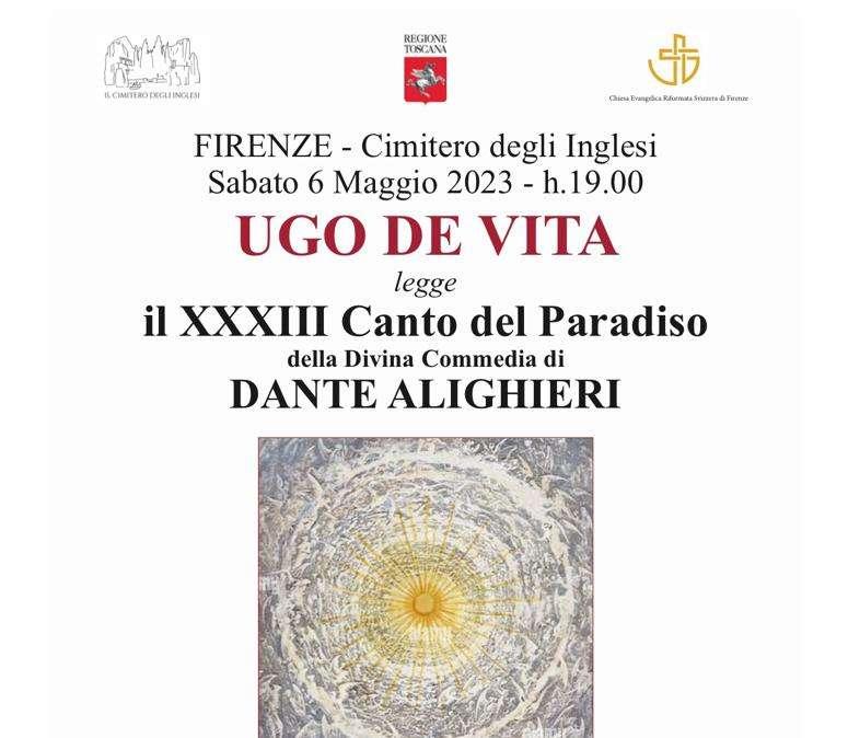 FIRENZE, Domani al Cimitero degli Inglesi lettura di Dante