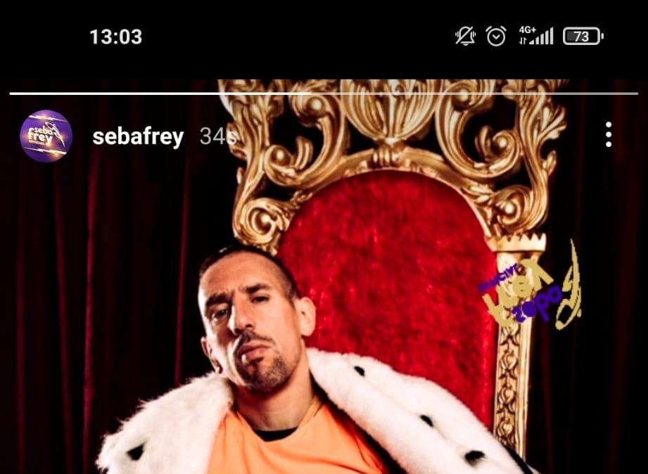 FOTO, Frey celebra Ribery: “Grande Kaiser”